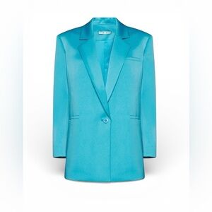 Alice + Olivia Teal Women Blazer 0